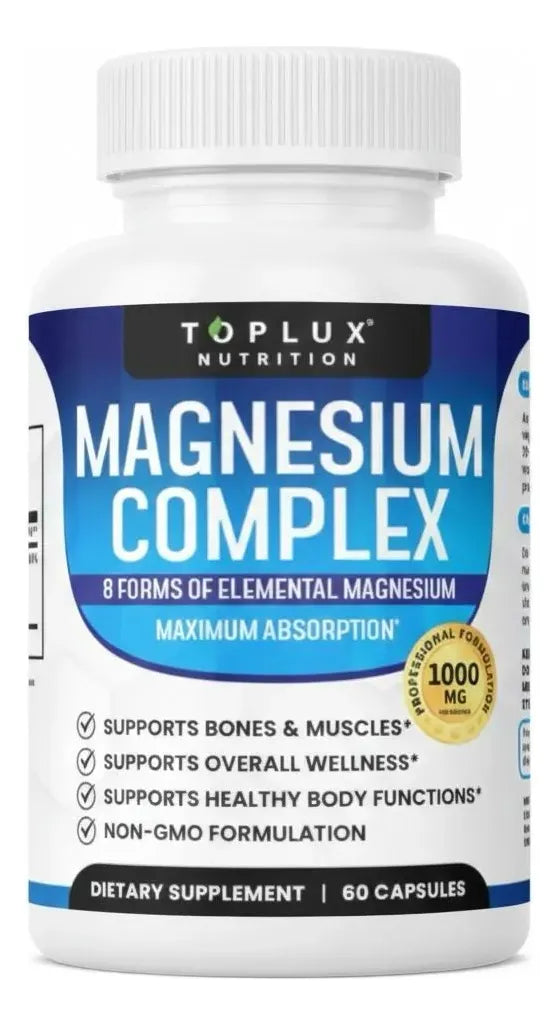 Magnesio Complex 8 en 1 — 60 Cápsulas